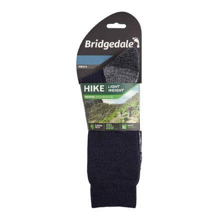 1 Pack Men's Hiking Lightweight Merino Wool Boot Socks