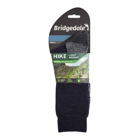 1 Pack Men's Hiking Lightweight Merino Wool Boot Socks
