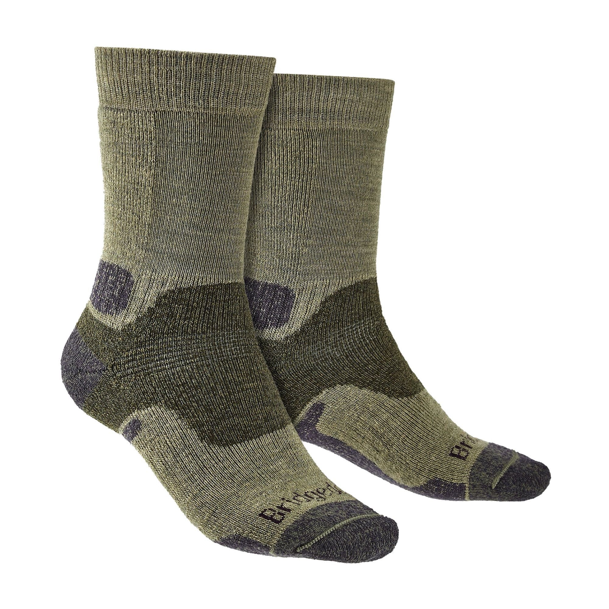 1 Pack Men's Hiking Midweight Merino Wool Boot Socks