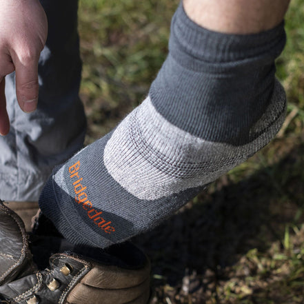 1 Pack Men's Hiking Midweight Merino Wool Boot Socks