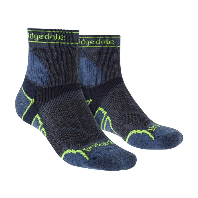 1 Pack Men's Trail Lightweight T2 Merino Wool 3/4 Sport Socks