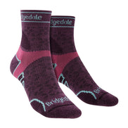 1 Pack Ladies Trail Lightweight T2 Merino Wool 3/4 Sport Socks