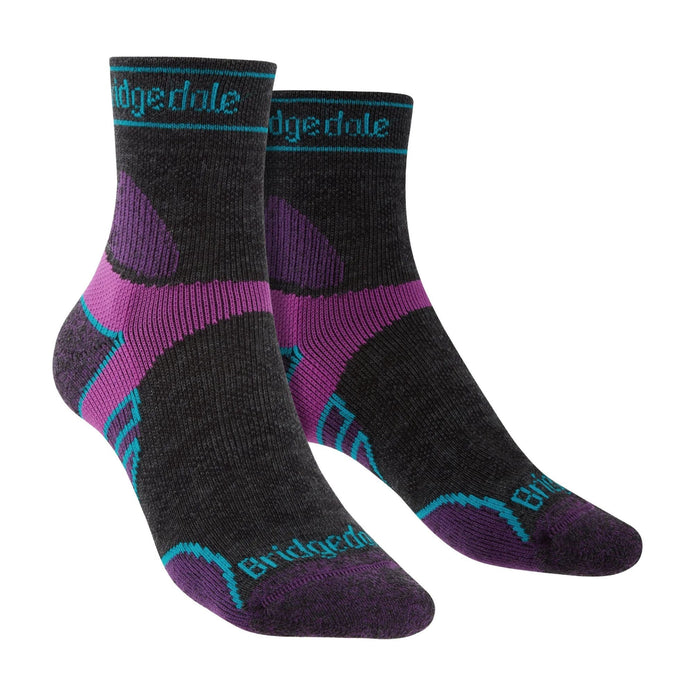 1 Pack Ladies Trail Lightweight T2 Merino Wool 3/4 Sport Socks