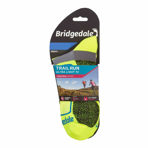1 Pack Men's Trail Ultralight T2 Coolmax Sport 3/4 Crew Socks