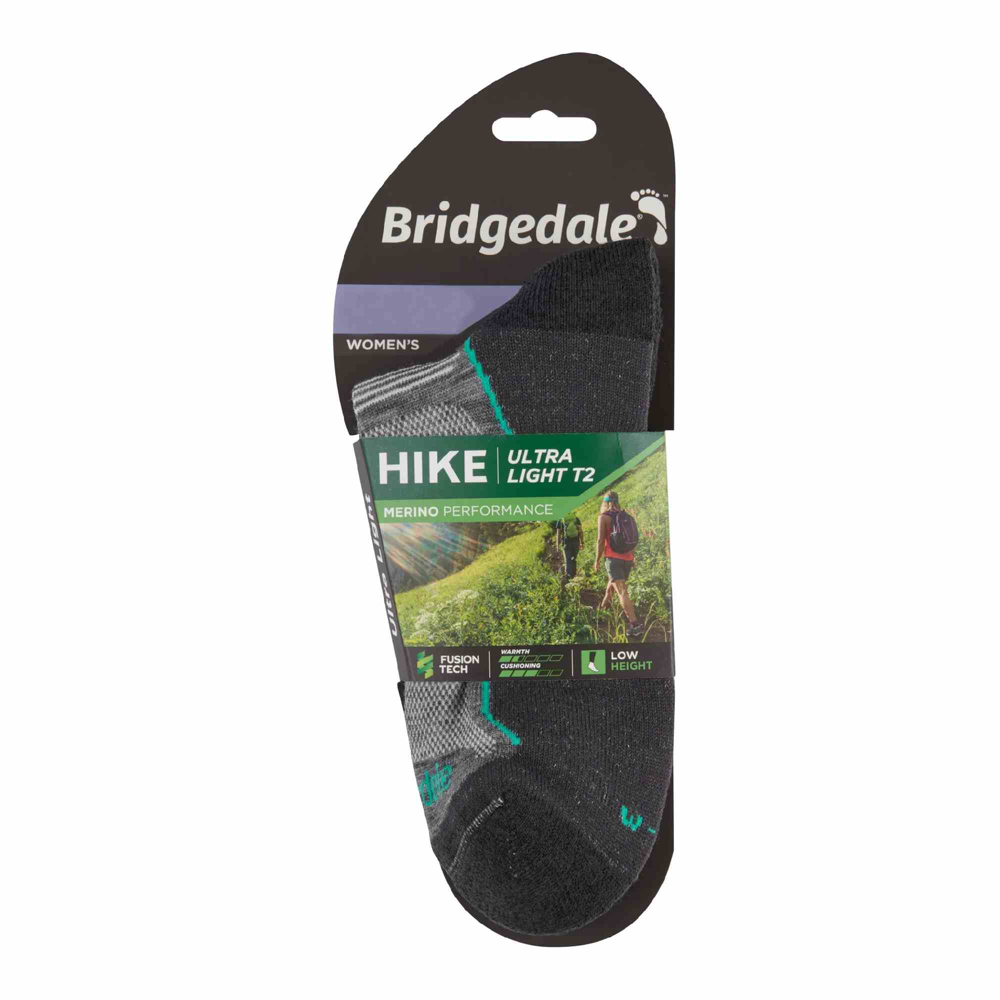1 Pack Ladies Hiking Ultralight T2 Merino Wool Low Cut Socks