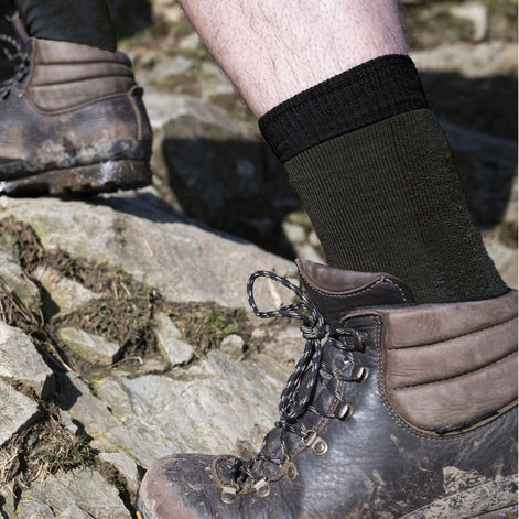 1 Pack Mens Explorer Heavyweight Merino Wool Boot Socks