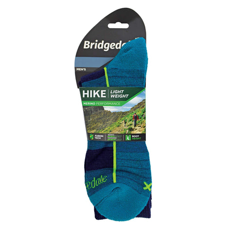 1 Pack Men's Hiking Lightweight Merino Wool Boot Socks