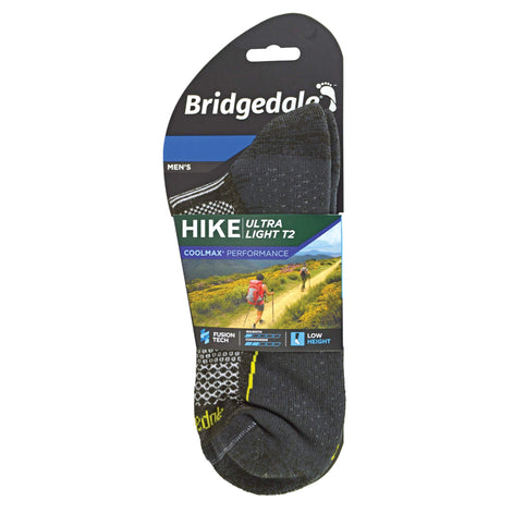 1 Pack Men's Hiking Ultralight T2 Coolmax Low Cut Socks