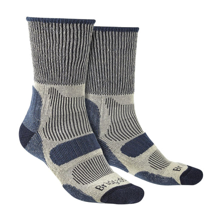 1 Pack Mens Hiking Lightweight Cotton Coolmax Boot Socks