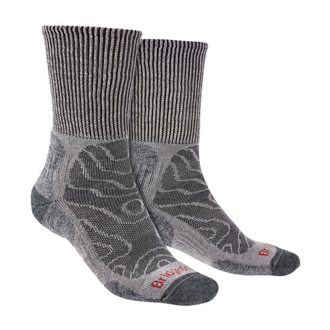 1 Pack Men's Hiking Lightweight Merino Wool Cushioned Boot Socks