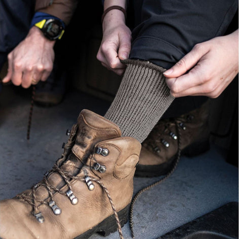 1 Pack Men's Hiking Lightweight Merino Wool Cushioned Boot Socks