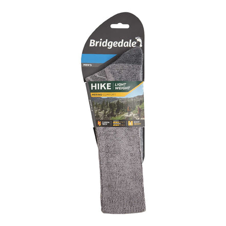 1 Pack Men's Hiking Lightweight Merino Wool Cushioned Boot Socks