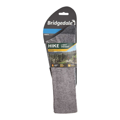 1 Pack Men's Hiking Lightweight Merino Wool Cushioned Boot Socks