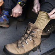 1 Pack Men's Hiking Lightweight Merino Wool Cushioned Boot Socks