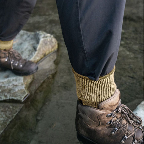 1 Pack Men's Hiking Lightweight Merino Wool Cushioned Boot Socks