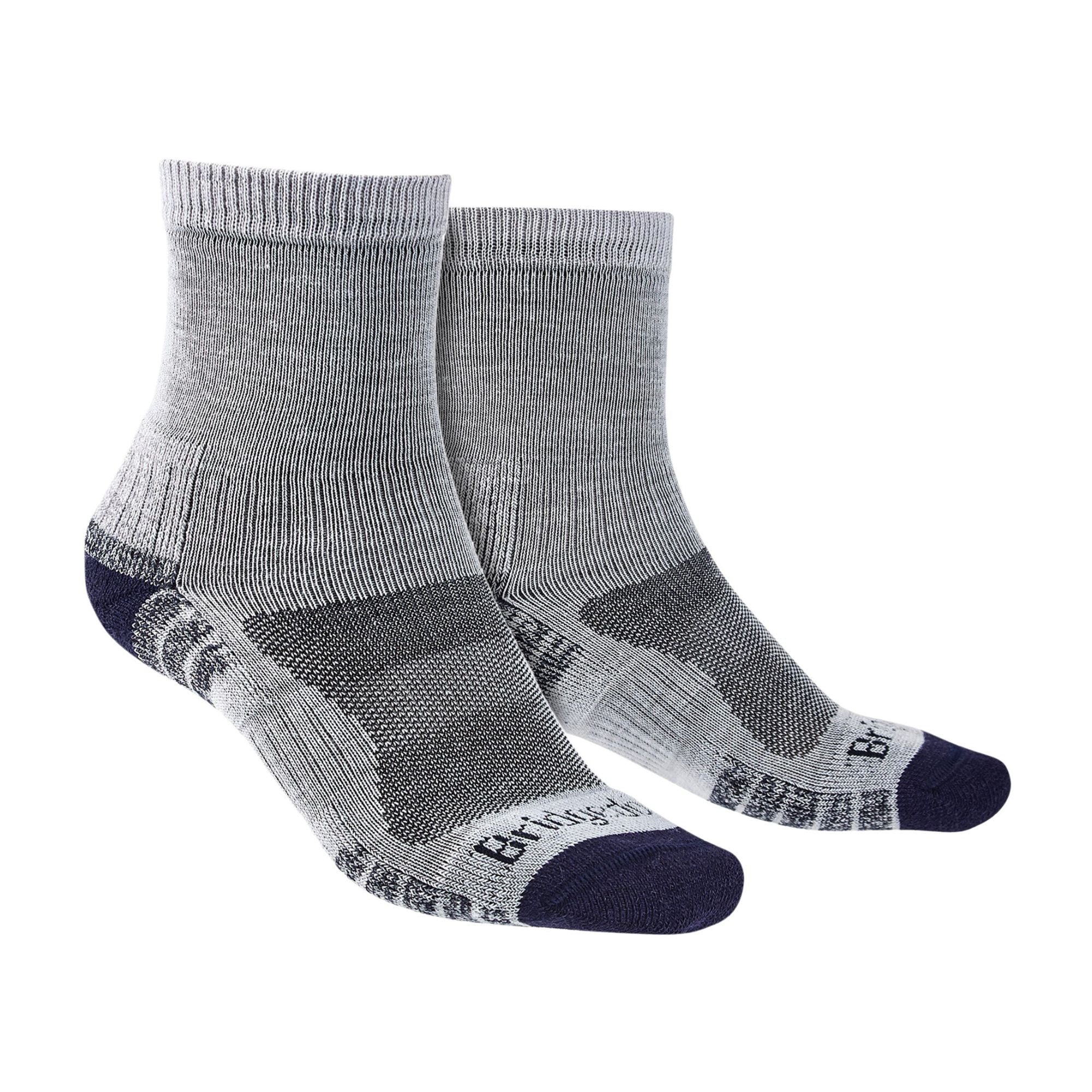 1 Pack Men's Hiking Lightweight Merino Wool 3/4 Crew Socks