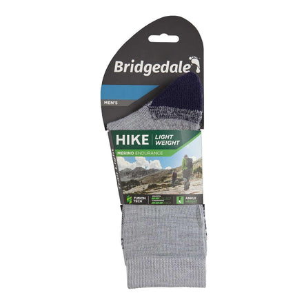 1 Pack Men's Hiking Lightweight Merino Wool 3/4 Crew Socks