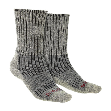 1 Pack Men's Hiking Midweight Merino Wool Cushioned Boot Socks