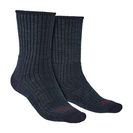 1 Pack Men's Hiking Midweight Merino Wool Cushioned Boot Socks