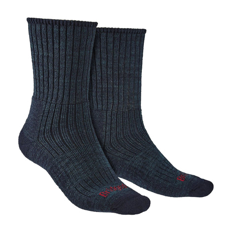 1 Pack Men's Hiking Midweight Merino Wool Cushioned Boot Socks