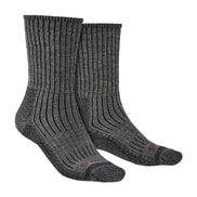 1 Pack Men's Hiking Midweight Merino Wool Cushioned Boot Socks