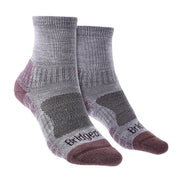 1 Pack Ladies Hiking Lightweight Merino Wool 3/4 Crew Socks