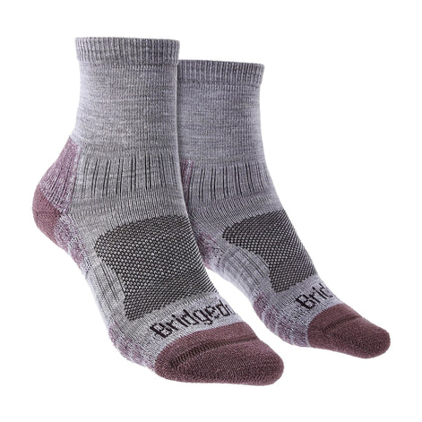 1 Pack Ladies Hiking Lightweight Merino Wool 3/4 Crew Socks