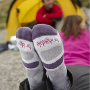 1 Pack Ladies Hiking Lightweight Cotton Coolmax Boot Socks