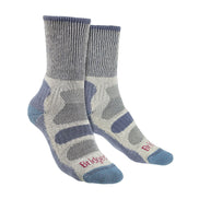 1 Pack Ladies Hiking Lightweight Cotton Coolmax Boot Socks