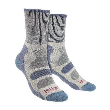 1 Pack Ladies Hiking Lightweight Cotton Coolmax Boot Socks
