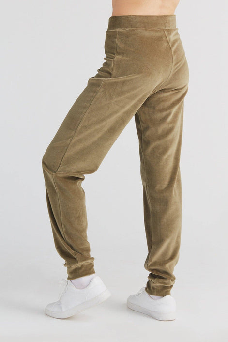 Organic Soft Fleece Cuffed Sweatpants: Women's