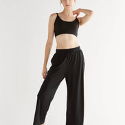 Tencel Wide Leg Trousers: Women's