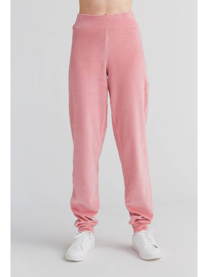Organic Soft Fleece Cuffed Sweatpants: Women's