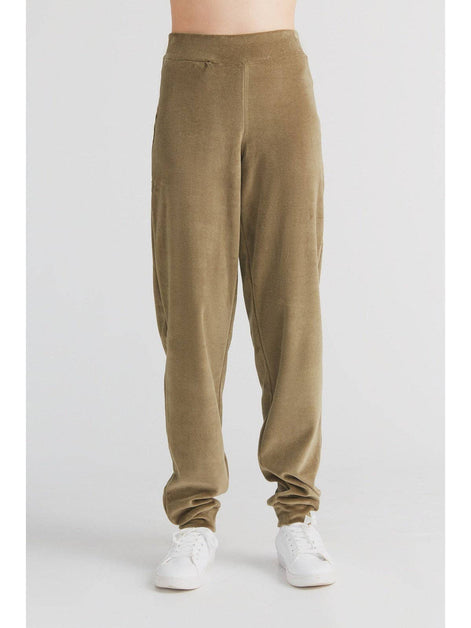 Organic Soft Fleece Cuffed Sweatpants: Women's