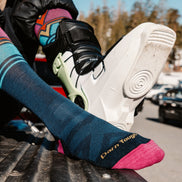 Ladies Over-the-Calf Midweight Ski Snowboard Merino Cushioned Socks