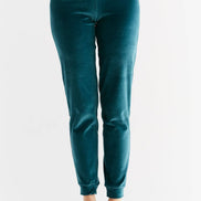 Organic Soft Fleece Cuffed Sweatpants: Women's