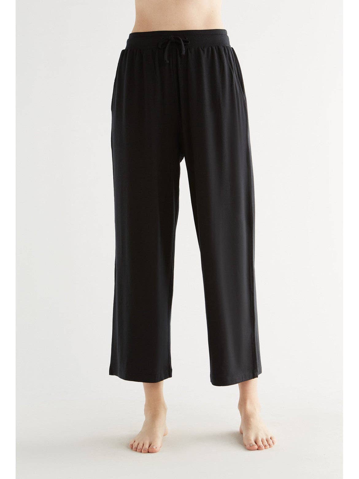 Tencel Wide Leg Trousers: Women's