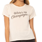 Amuse society Champagne knit tee shirt