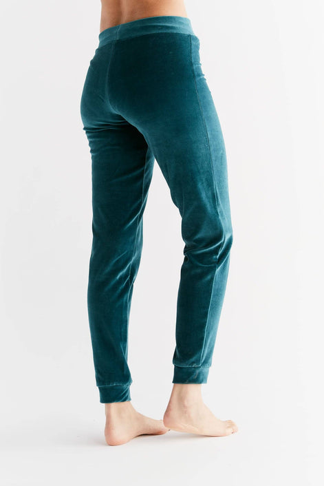 Organic Soft Fleece Cuffed Sweatpants: Women's
