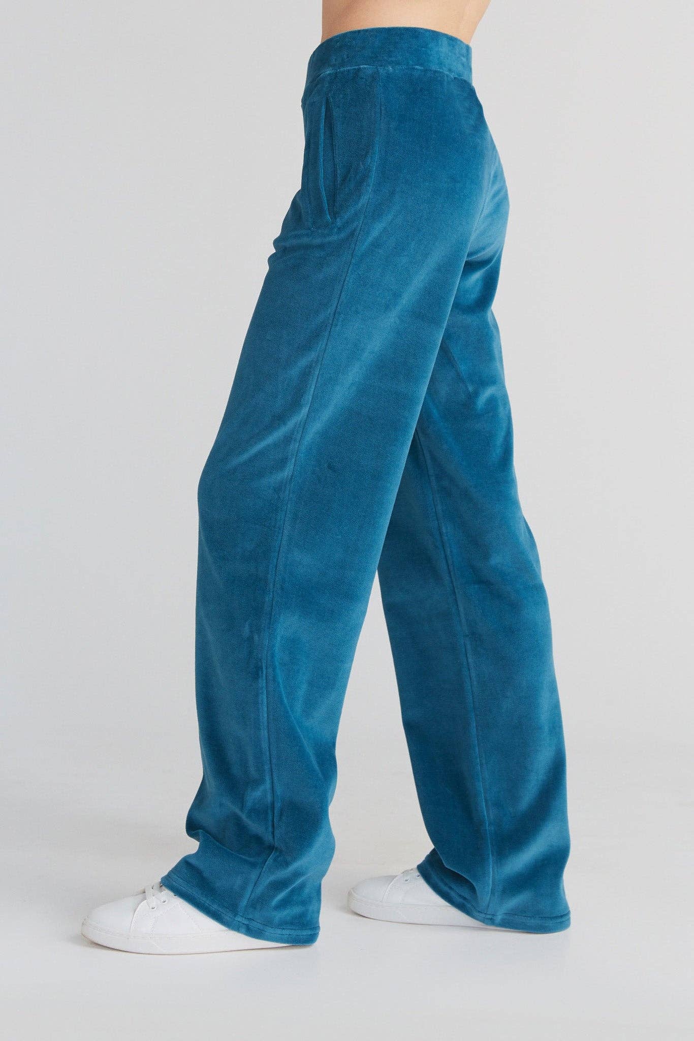 Organic Soft Fleece Straight Cut Sweatpants: Women's