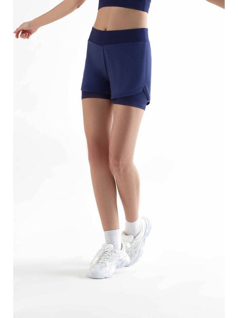 Double Layer Sports Shorts: Women's