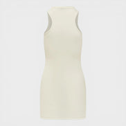 Sleek Rowing Dress Off White