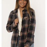 Sisstrevolution Nights Ls Wvn Fleece Top