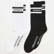 AFENDS Create Not Destroy Two Pack Sock