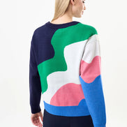 Abra Squiggle Engineered Jacquard Jumper
