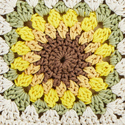 Yumi Handmade White Sunflower Crochet Bag