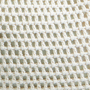 Yumi Ivory Crochet Shoulder Bag With Faux Leather Straps