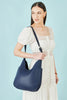 Yumi Navy Shoulder Bag With Detachable Inside Purse