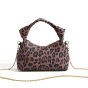 Yumi Brown Leopard Small Shoulder Bag