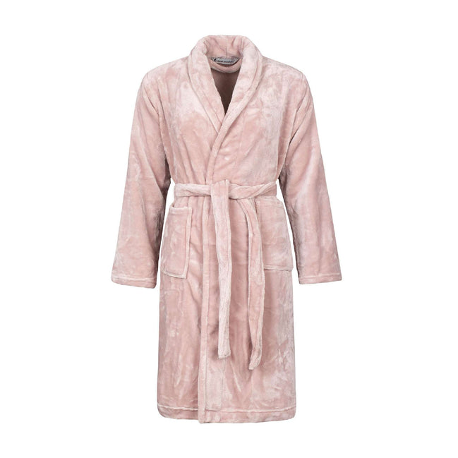 Ladies Soft Fleece Warm Bathrobe Dressing Gown for Winter